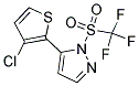 5-(3-CHLORO-2-THIENYL)-1-[(TRIFLUOROMETHYL)SULFONYL]-1H-PYRAZOLE CAS#: 318951-83-6