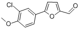 5-(3-CHLORO-4-METHOXYPHENYL)FURFURAL 9& CAS#: 124014-00-2