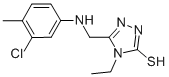 5-[(3-CHLORO-4-METHYL-PHENYLAMINO)-METHYL]-4-ETHYL-4H-[1,2,4]TRIAZOLE-3-THIOL CAS#: 333313-76-1