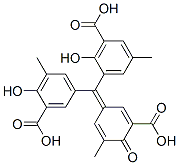 5-[(3-Carboxy-2-hydroxy-5-methylphenyl)(3-carboxy-5-methyl-4-oxo-2,5-cyclohexadien-1-ylidene)methyl]-2-hydroxy-3-methylbenzoic acid CAS#: 3267-41-2