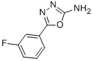 5-(3-FLUOROPHENYL)-1,3,4-OXADIAZOL-2-AMINE CAS#: 341978-66-3