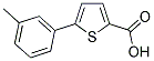 5-(3-METHYLPHENYL)-2-THIOPHENECARBOXYLIC ACID CAS#: 166591-62-4