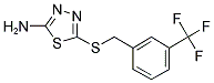 5-([3-(TRIFLUOROMETHYL)BENZYL]SULFANYL)-1,3,4-THIADIAZOL-2-AMINE CAS#: 345988-07-0