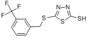 5-[3-(TRIFLUOROMETHYL)BENZYLTHIO]-1,3,4-THIADIAZOLE-2-THIOL CAS#: 175277-94-8