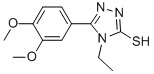 5-(3,4-DIMETHOXYPHENYL)-4-ETHYL-4H-1,2,4-TRIAZOLE-3-THIOL CAS#: 122772-20-7