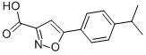 5-[4-(1-METHYLETHYL)PHENYL]-3-ISOXAZOLECARBOXYLIC ACID CAS#: 33282-10-9