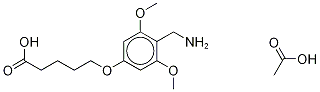 5-[4-(AMinoMethyl)-3,5-diMethoxyphenoxy]pentanoic Acid Acetate CAS#: 125666-67-3