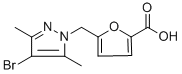 5-[(4-BROMO-3,5-DIMETHYL-1H-PYRAZOL-1-YL)METHYL]-2-FUROIC ACID CAS#: 306935-28-4