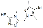 5-(4-BROMO-3,5-DIMETHYLPYRAZOL-1-YLMETHYL)-4-METHYL-1,2,4-TRIAZOLE-3-THIOL CAS#: 175202-35-4