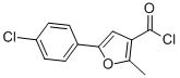 5-(4-CHLOROPHENYL)-2-METHYLFURAN-3-CARBONYL CHLORIDE CAS#: 175276-63-8