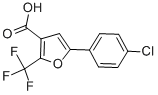 5-(4-CHLOROPHENYL)-2-(TRIFLUOROMETHYL)FURAN-3-CARBOXYLIC ACID CAS#: 175276-60-5