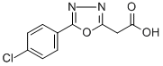 [5-(4-Chloro-phenyl)-[1,3,4]oxadiazol-2-yl]acetic acid CAS#: 118509-31-2