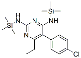 5-(4-Chlorophenyl)-6-ethyl-N,N'-bis(trimethylsilyl)-2,4-pyrimidinediamine CAS#: 36972-89-1