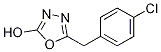 5-[(4-Chlorophenyl)methyl]-1,3,4-oxadiazol-2-ol CAS#: 34547-04-1