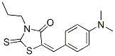 5-[[4-(Dimethylamino)phenyl]methylene]-3-propyl-2-thioxo-4-thiazolidinone CAS#: 3698-10-0
