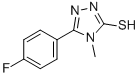 5-(4-FLUORO-PHENYL)-4-METHYL-4H-[1,2,4]TRIAZOLE-3-THIOL CAS#: 138417-35-3