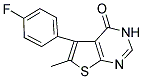5-(4-FLUORO-PHENYL)-6-METHYL-3H-THIENO[2,3-D]PYRIMIDIN-4-ONE CAS#: 379236-06-3