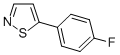 5-(4-FLUOROPHENYL) ISOTHIAZOLE CAS#: 170696-25-0