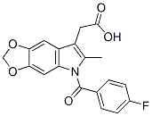 5-(4-Fluorobenzoyl)-6-methyl-5H-1,3-dioxolo[4,5-f]indole-7-acetic acid CAS#: 37585-58-3