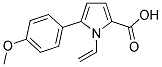 5-(4-METHOXY-PHENYL)-1-VINYL-1 H-PYRROLE-2-CARBOXYLIC ACID CAS#: 131172-68-4