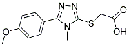([5-(4-METHOXYPHENYL)-4-METHYL-4H-1,2,4-TRIAZOL-3-YL]SULFANYL)ACETIC ACID CAS#: 309741-56-8