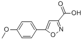 5-(4-METHOXYPHENYL)ISOXAZOLE-3-CARBOXYL& CAS#: 33282-16-5