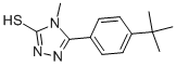 5-(4-TERT-BUTYLPHENYL)-4-METHYL-1,2,4-TRIAZOLE-3-THIOL CAS#: 175276-75-2