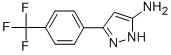 5-(4-TRIFLUOROMETHYL-PHENYL)-2H-PYRAZOL-3-YLAMINE CAS#: 130599-34-7