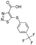 5-([4-(TRIFLUOROMETHYL)PHENYL]SULFANYL)-1,2,3-THIADIAZOLE-4-CARBOXYLIC ACID CAS#: 338982-07-3