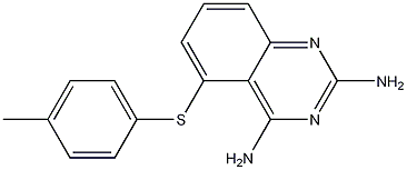 5-(4-Tolylthio)-2,4-diaminoquinazoline CAS#: 168910-32-5