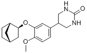 5-[4-methoxy-3-[(2S)-norbornan-2-yl]oxy-phenyl]-1,3-diazinan-2-one CAS#: 135637-46-6