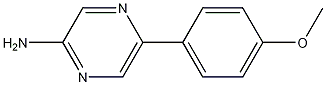 5-(4-methoxyphenyl)pyrazin-2-amine CAS#: 119738-50-0