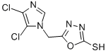 5-[(4,5-DICHLORO-1H-IMIDAZOL-1-YL)METHYL]-1,3,4-OXADIAZOLE-2-THIOL CAS#: 175201-82-8