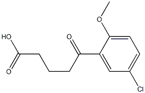 5-(5-CHLORO-2-METHOXYPHENYL)-5-OXOVALERIC ACID CAS#: 162930-56-5