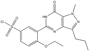 5-(5-Chlorosulfonyl-2-ethoxyphenyl)-1-methyl-3-propyl-1,6-dihydro-7H-pyrazolo[4,3-d]pyrimidin-7-one CAS#: 139756-22-2