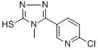 5-(6-CHLORO-3-PYRIDYL)-4-METHYL-4H-1,2,4-TRIAZOLE-3-THIOL CAS#: 306936-79-8