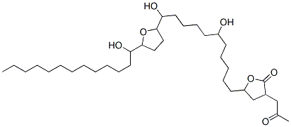 5-[6,11-dihydroxy-11-[5-(1-hydroxytridecyl)oxolan-2-yl]undecyl]-3-(2-o xopropyl)oxolan-2-one CAS#: 170900-30-8