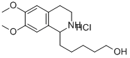 5-(6,7-DIMETHOXY-1,2,3,4-TETRAHYDRO-ISOQUINOLIN-1-YL)-PENTAN-1-OL HYDROCHLORIDE CAS#: 148204-37-9