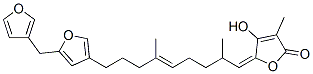 5-[9-[5-[(Furan-3-yl)methyl]furan-3-yl]-2,6-dimethyl-5-nonen-1-ylidene]-4-hydroxy-3-methylfuran-2(5H)-one CAS#: 35761-52-5