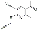 5-ACETYL-6-METHYL-2-(2-PROPYNYLSULFANYL)NICOTINONITRILE CAS#: 303146-29-4