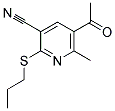 5-ACETYL-6-METHYL-2-(PROPYLSULFANYL)NICOTINONITRILE CAS#: 303146-27-2