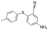 5-AMINO-2-[(4-METHYLPHENYL)SULFANYL]BENZENECARBONITRILE CAS#: 303148-03-0