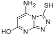 5-AMINO-3-MERCAPTO-[1,2,4]TRIAZOLO-[4,3-A]PYRIMIDIN-7-OL CAS#: 41266-68-6