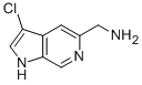 5-AMINOMETHYL-3-CHLORO-1H-PYRROLO[2,3-C]PYRIDINE CAS#: 267876-27-7