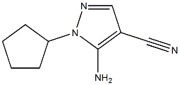 5-AMino-1-cyclopentyl-1H-pyrazole-4-carbonitrile CAS#: 30929-67-0