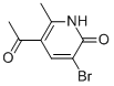 5-Acetyl-3-bromo-6-methyl-2(1H)-pyridinone CAS#: 136117-46-9