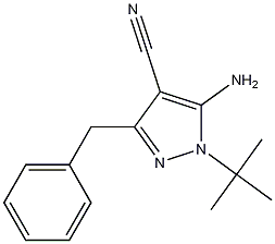 5-Amino-1-tert-butyl-3-phenylmethyl-4-cyanopyrazole CAS#: 158001-18-4