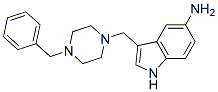 5-Amino-3-[[4-(phenylmethyl)-1-piperazinyl]methyl]-1H-indole CAS#: 3414-78-6