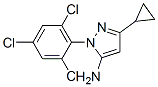 5-Amino-3-cyclopropyl-1-(2,4,6-trichlorophenyl)pyrazole CAS#: 175137-50-5