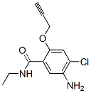5-Amino-4-chloro-N-ethyl-2-(2-propynyloxy)benzamide CAS#: 30533-76-7